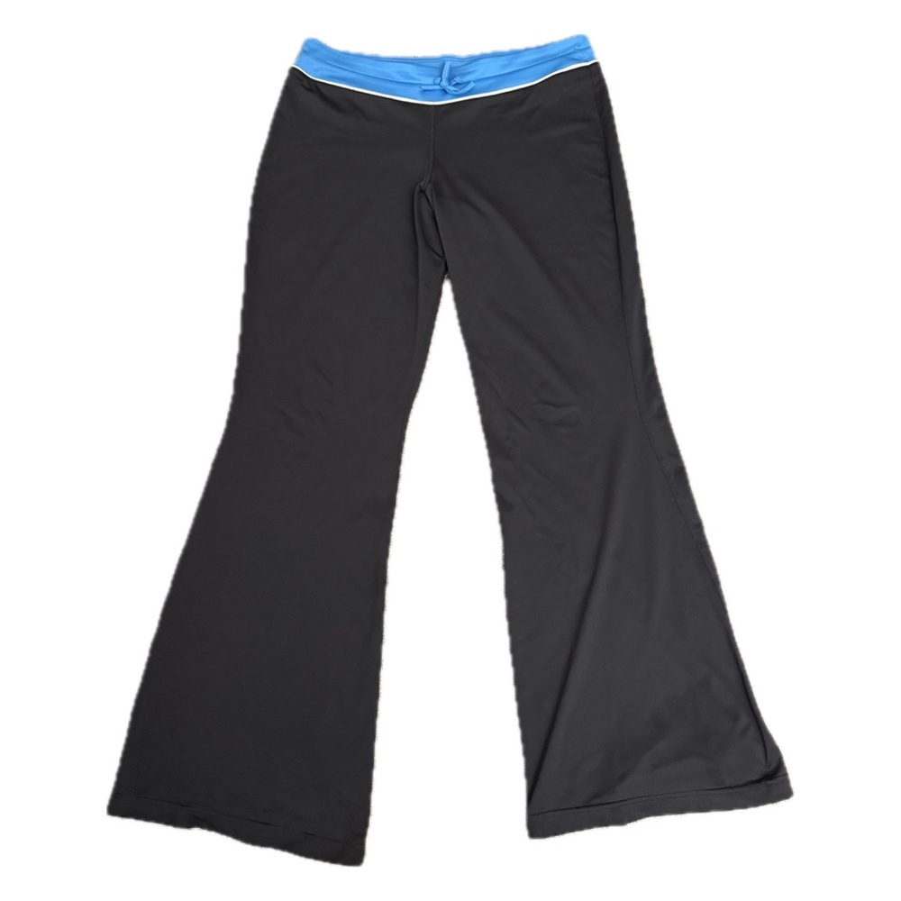 adidas Blue and Gray Wideleg Yoga Pants - Sz PL